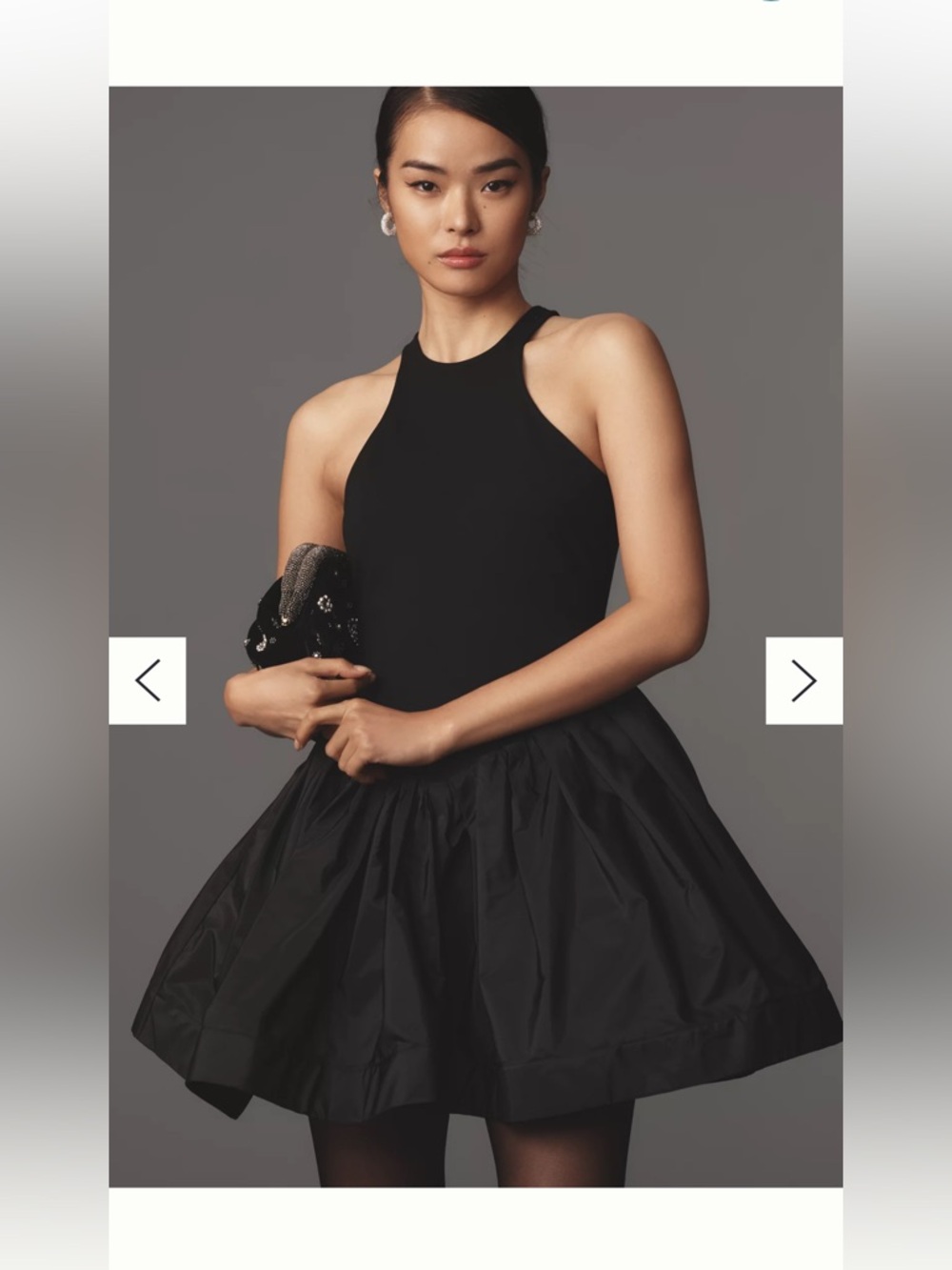 Anthropologie Maeve Halter Fit & Flare Mini Dress - Picture 1 of 5